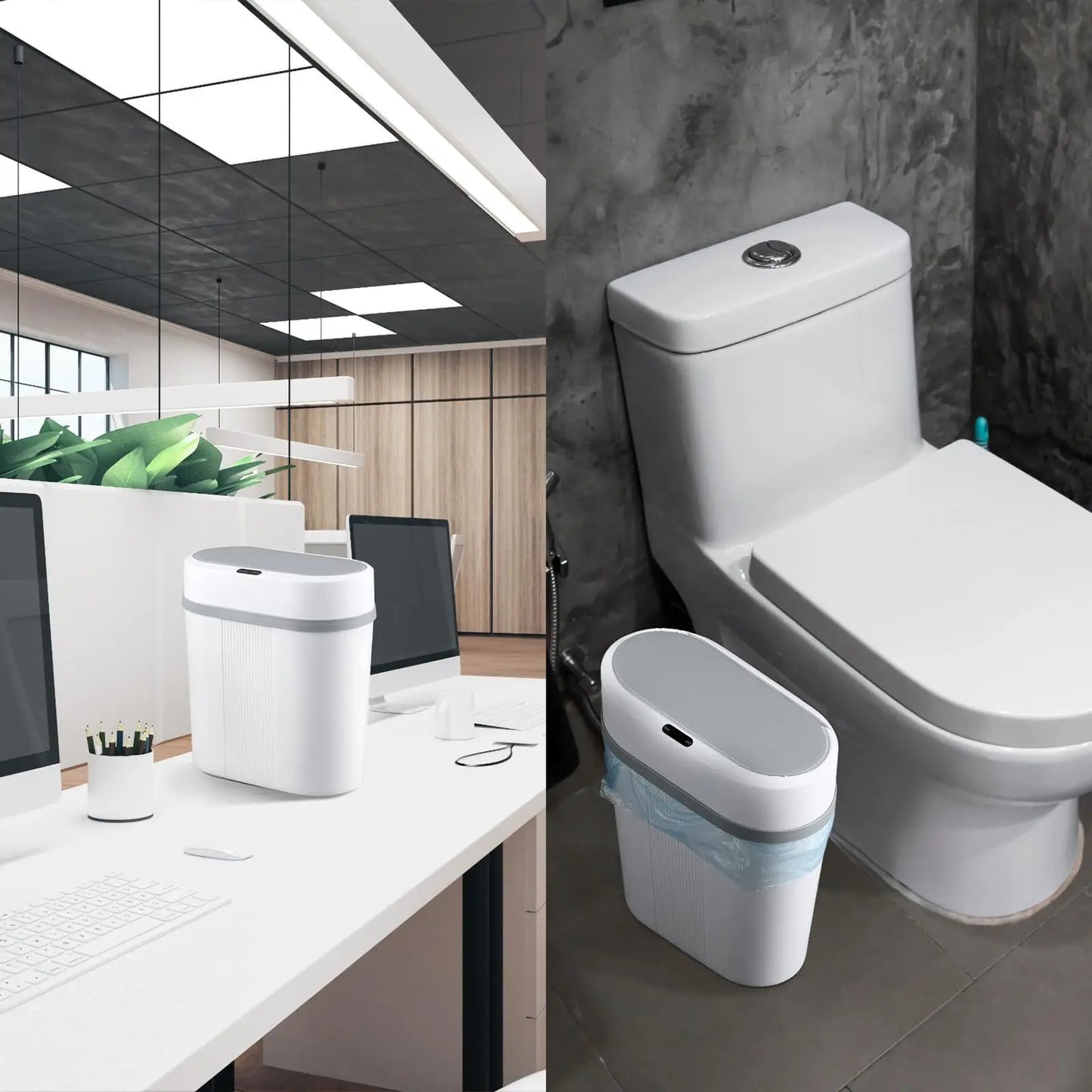 Motion Sensor Bathroom Trash