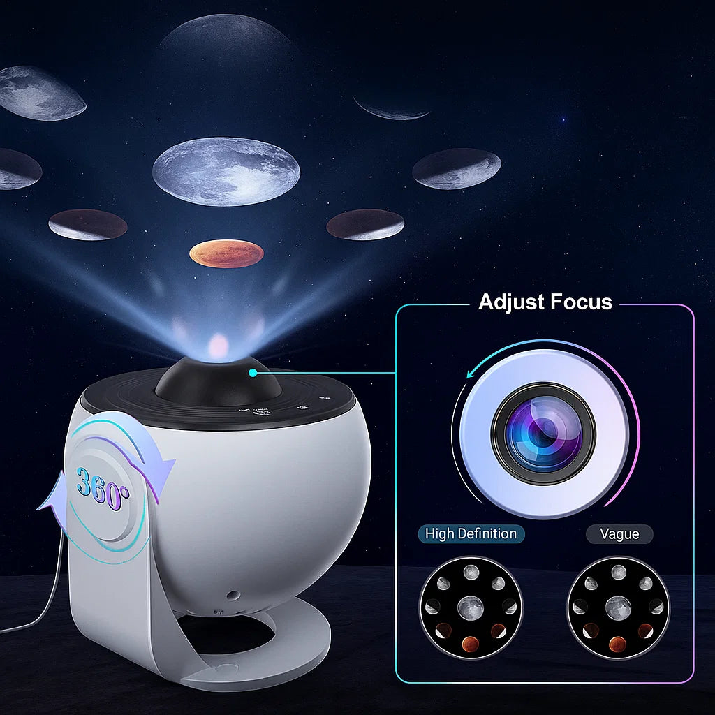 Night Light Galaxy Star Projector